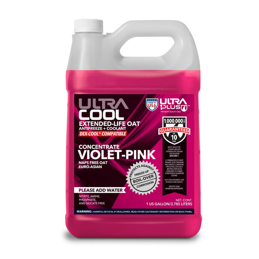 VANTAGE Full Strength DEX-COOL Antifreeze Coolant - Extended Life - Blue/Pink - 1 Gallon