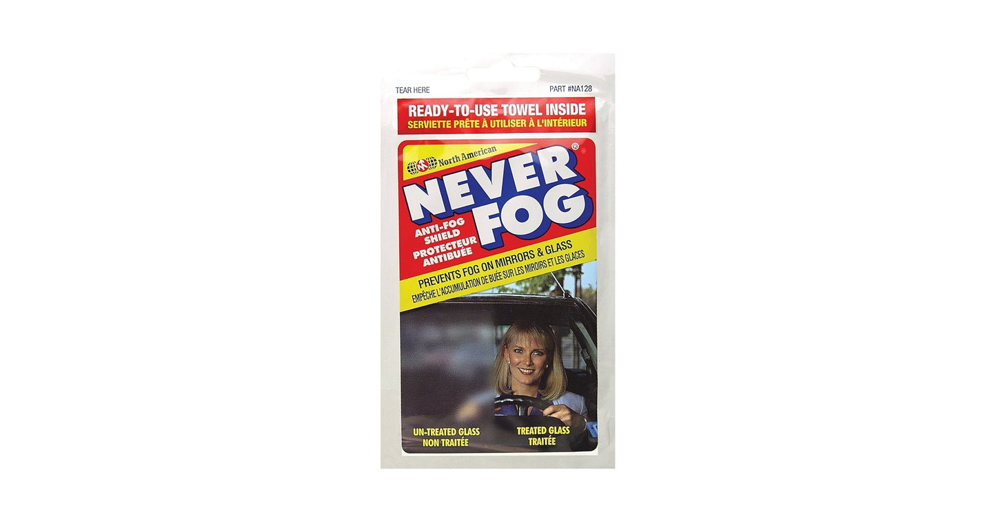 Blue Magic Never Fog Towelette - Anti-Fog Shield