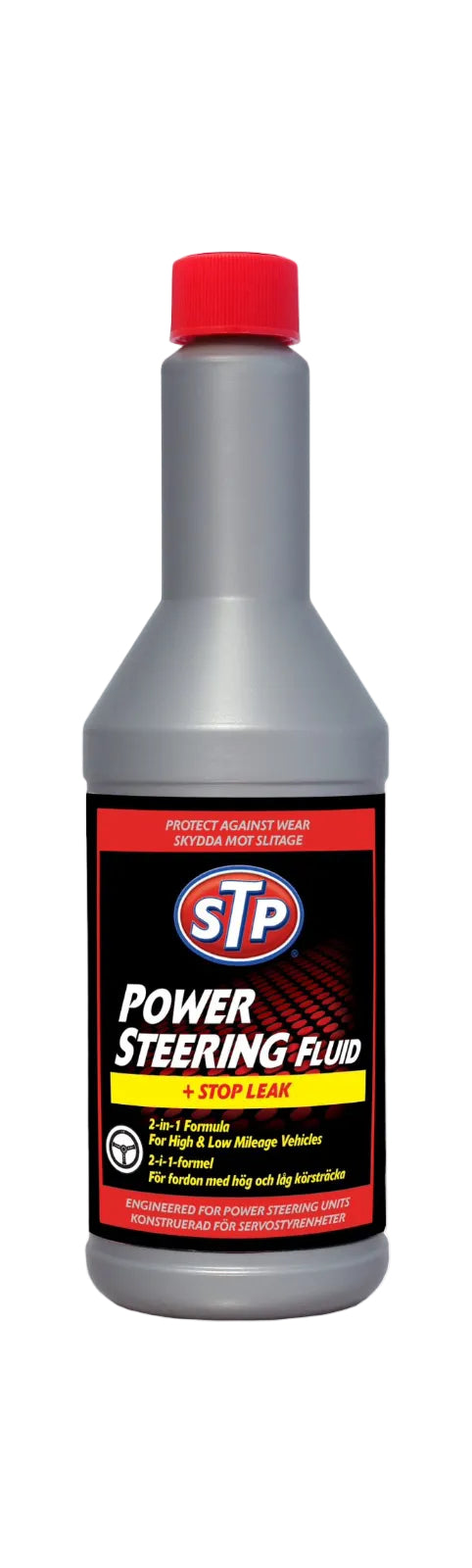 STP Power Steering Fluid + Stop Leak 350ml