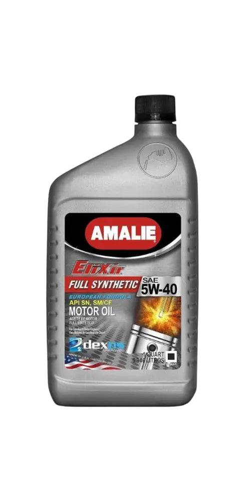 AMALIE Elixir Full Synthetic Engine Oil SAE 5W40 API SN 1Q(0.946L)