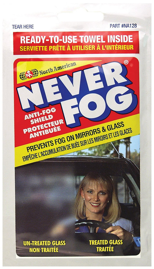 Blue Magic Never Fog Towelette - Anti-Fog Shield