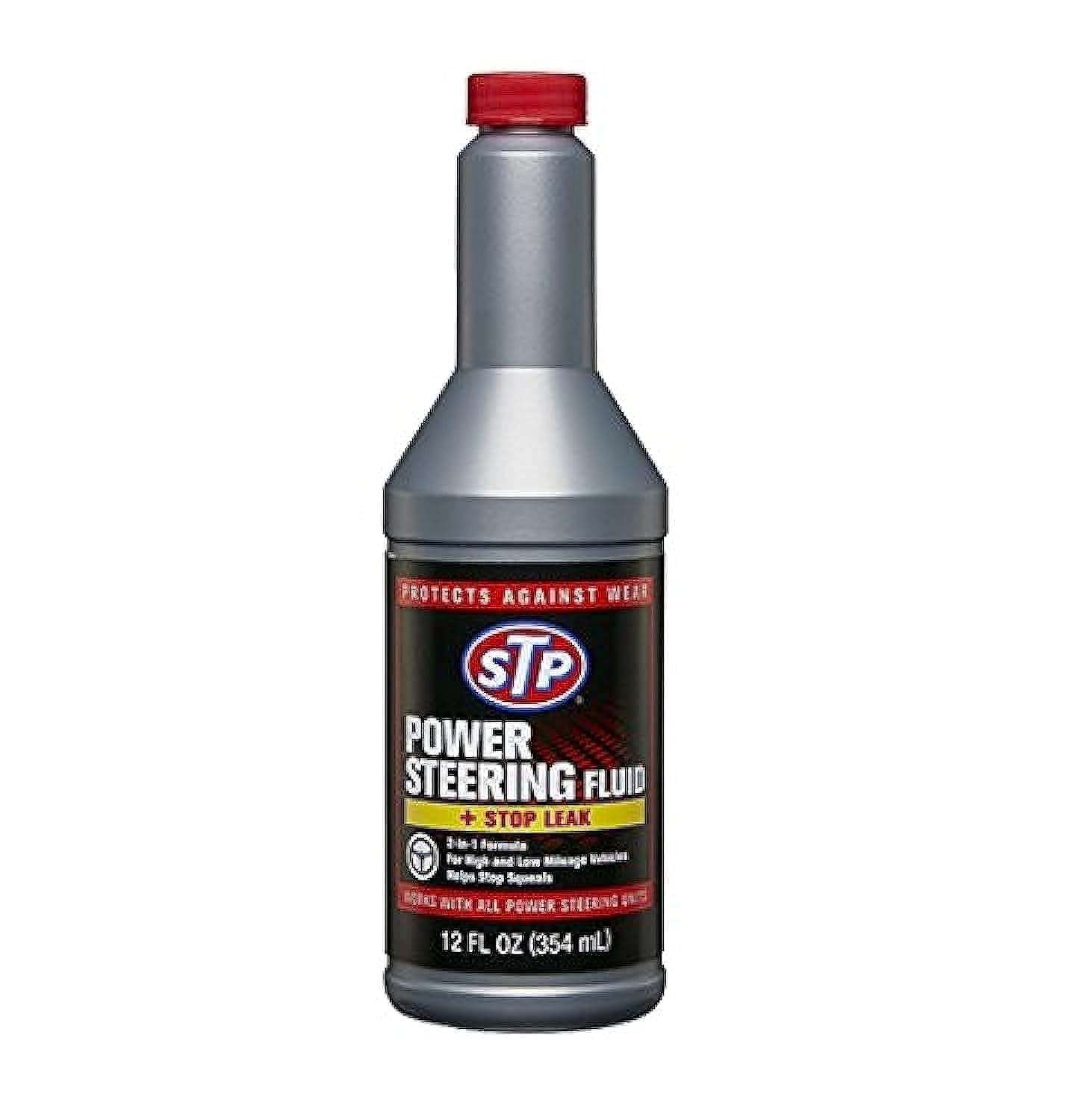 STP Power Steering Fluid + Stop Leak - 350ml