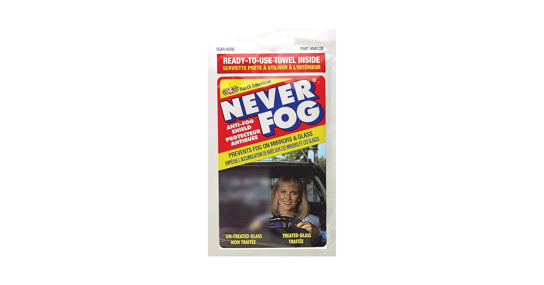 Blue Magic Never Fog Towelette - Anti-Fog Shield
