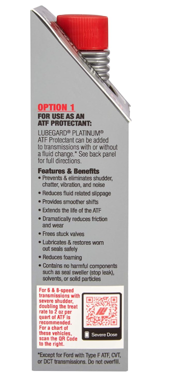 Lubegard Platinum ATF Protectant 296ml