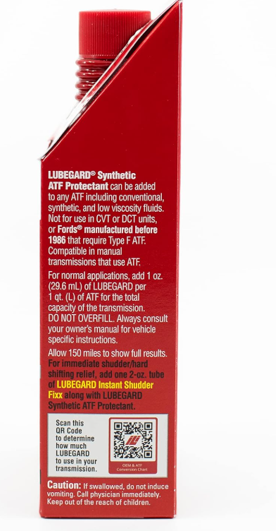 Lubegard Synthetic ATF Protectant 296ML