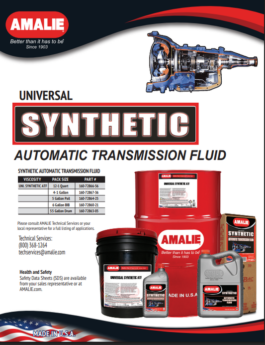 AMALIE Universal Synthetic Automatic Transmission Fluid 1Q(0.946L)