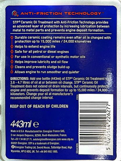 STP Ceramic Oil Treatment 443ml