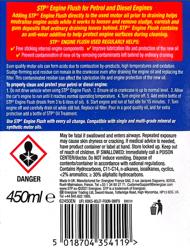 STP Engine Flush 450ml