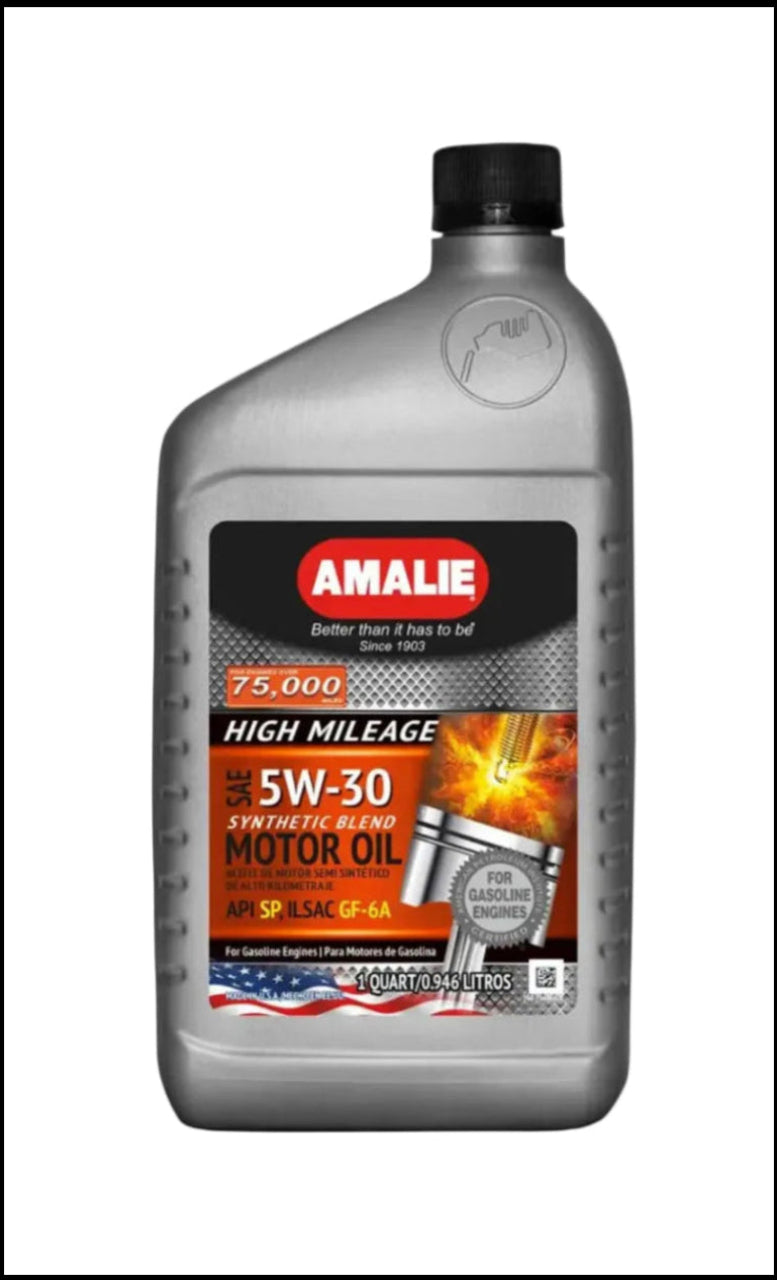 AMALIE High Mileage Engine Oil SAE 5W30 API SP 1Q(0.946L)