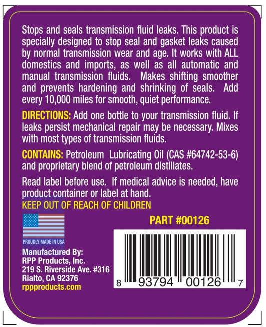 Race Pro Trans Sealer & Conditioner 354ml