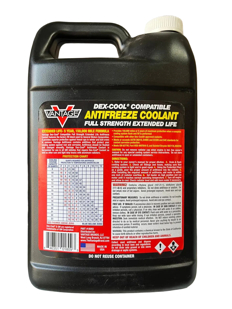 Vantage  Dex-Cool Antifreeze/Coolant 1G (3.78L)