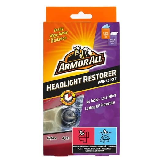 Armor All Headlight Restorer Wipes Kit